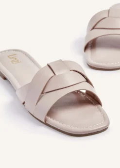 Linzi Fletcher Mocha Faux Leather Slider