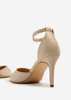 Linzi Maci Sand Nappa Stiletto Court Heel