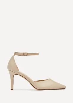 Linzi Maci Sand Nappa Stiletto Court Heel