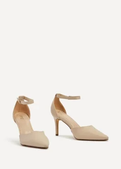 Linzi Maci Sand Nappa Stiletto Court Heel