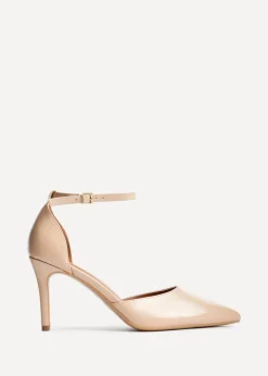 Linzi Thea Camel Faux Leather Classic Stiletto Court Heel