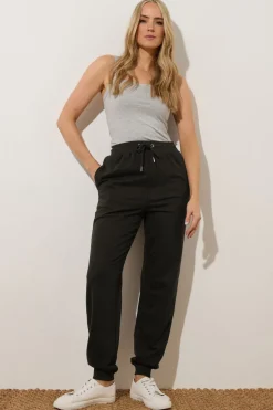 Long Tall Sally 2 Pack Black Basic Joggers