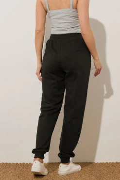 Long Tall Sally 2 Pack Black Basic Joggers