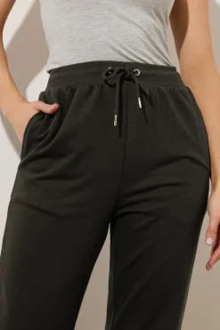 Long Tall Sally 2 Pack Black Basic Joggers