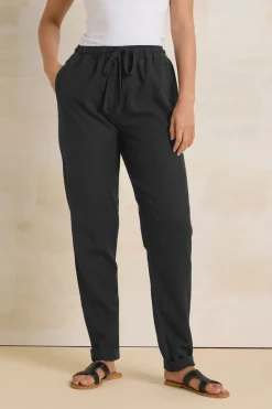 Long Tall Sally Black Lyocell Blend Joggers