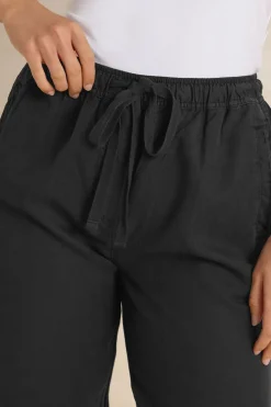 Long Tall Sally Black Lyocell Blend Joggers