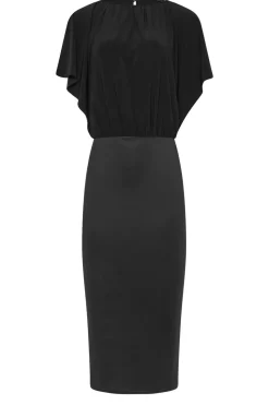 Long Tall Sally Black Scuba Midi Dress