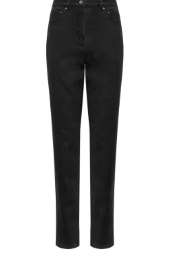 Long Tall Sally Black Washed Una Stretch Mom Jeans