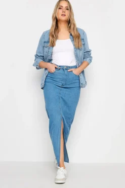 Long Tall Sally Blue Mid Wash Denim Jacket