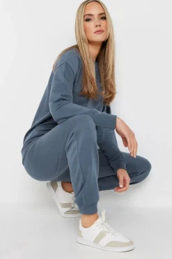 Long Tall Sally Denim Blue Cuffed Joggers