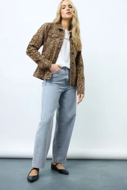 Long Tall Sally Light Blue Wash Barrel Leg Jeans