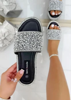 Love Lemonade Black Crystal Treasure Sliders