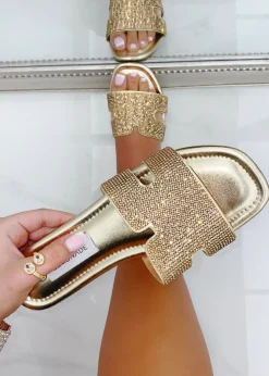 Love Lemonade Gold Crystal Lush Halo Sliders