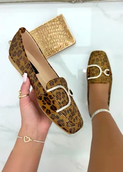 Love Lemonade Leopard Crystal Imperial Suede Loafers Limited Edition