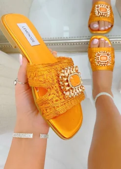 Love Lemonade Orange Crystal Bloom Sliders