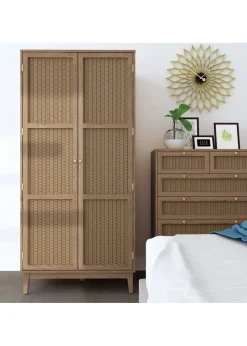 LPD Furniture Bordeaux 2 Door Wardrobe (1810x557x850mm)