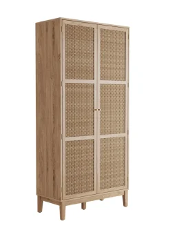 LPD Furniture Bordeaux 2 Door Wardrobe (1810x557x850mm)
