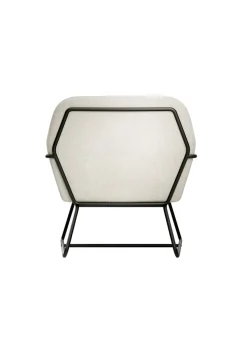 LPD Furniture Charles Armchair Ivory Boucle (765x660x755mm)