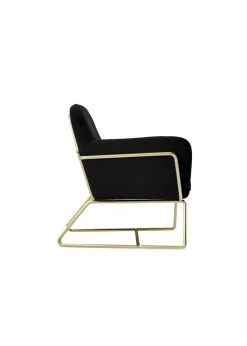 LPD Furniture Charles Armchair Black (765x660x755mm)