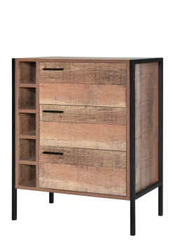 LPD Furniture Hoxton Wine Cabinet (800x400x638mm)