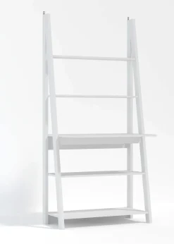 LPD Furniture Tiva Ladder Desk White (1754x500x840mm)