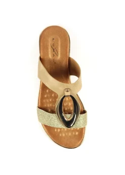 Lunar Beige Porto Sandal