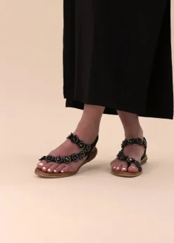 Lunar Black Charlotte II Sandal