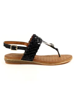 Lunar Black Dawley Sandal