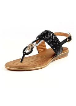 Lunar Black Dawley Sandal
