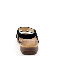 Lunar Black Tancy Sandal