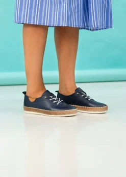 Lunar Blue Evie Plimsoll