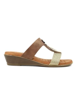 Lunar Brown Porto Sandal