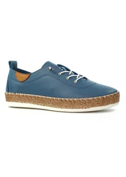 Lunar Denim Blue Evie Plimsoll