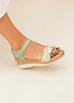 Lunar Green Indiana Sandal