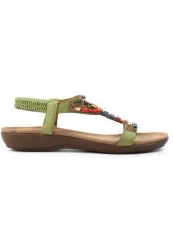 Lunar Khaki Mariella Sandal