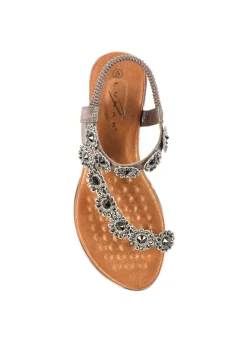 Lunar Pewter Charlotte II Sandal