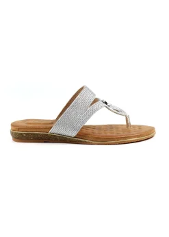 Lunar Silver Ezra Sandal