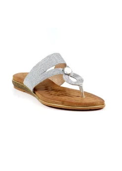 Lunar Silver Ezra Sandal