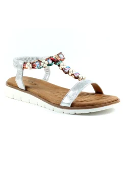 Lunar Silver Tempo Sandal