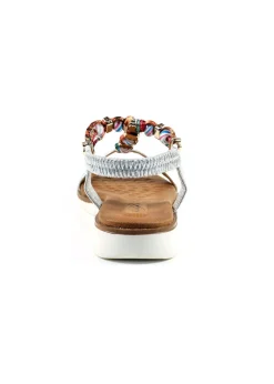 Lunar Silver Tempo Sandal