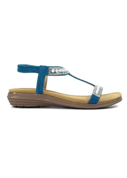 Lunar Teal Tancy Sandal