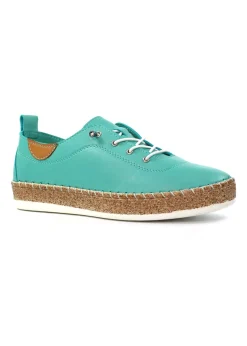 Lunar Turquoise Evie Plimsoll
