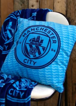Man City FC Crestcol Square Cushion (40cm x 40cm)