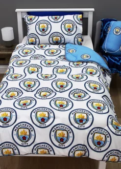 Manchester City Coverless Quilt Duvet Cover Set