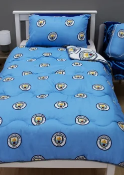 Manchester City Coverless Quilt Duvet Cover Set