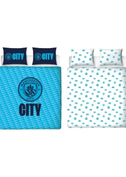 Manchester City FC Reversible Duvet Cover Set