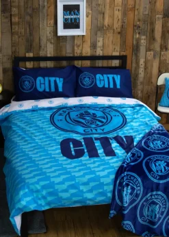 Manchester City FC Reversible Duvet Cover Set