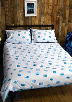 Manchester City FC Reversible Duvet Cover Set