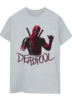 Marvel Deadpool & Wolverine It's All About Me Men Heather Grey T-Shirt