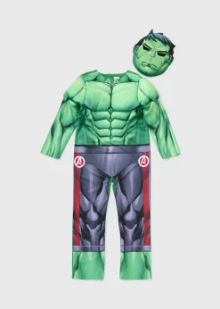 Marvel Kids Green Hulk Costume (3-10yrs)